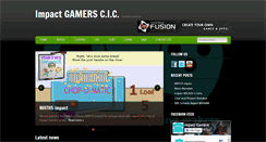 Desktop Screenshot of impactgamers.net