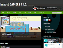 Tablet Screenshot of impactgamers.net